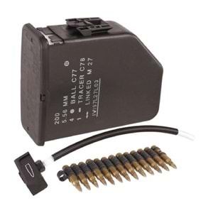 VFC - M249 200rds Box Magazine Style GAS Supply Module (BLACK) (VFC M249 GBB Series)