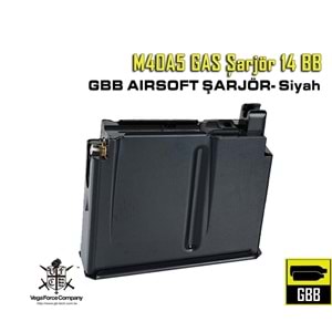 VFC M40A5 14BB GBB Airsoft Şarjör - Siyah