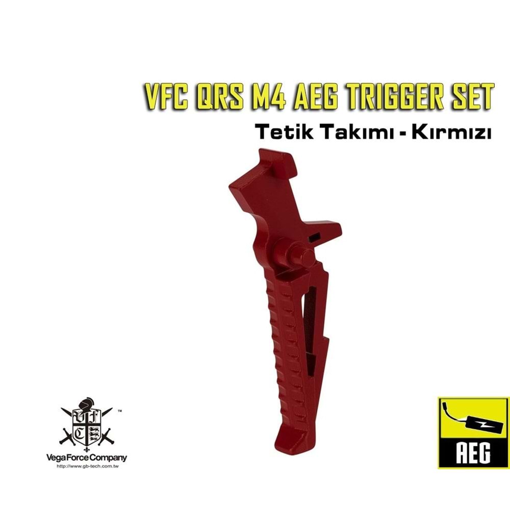 VFC QRS M4 AEG TRIGGER SET - KIRMIZI