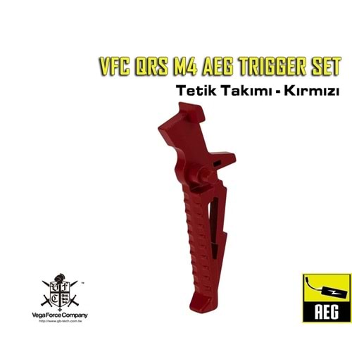 VFC QRS M4 AEG TRIGGER SET - KIRMIZI