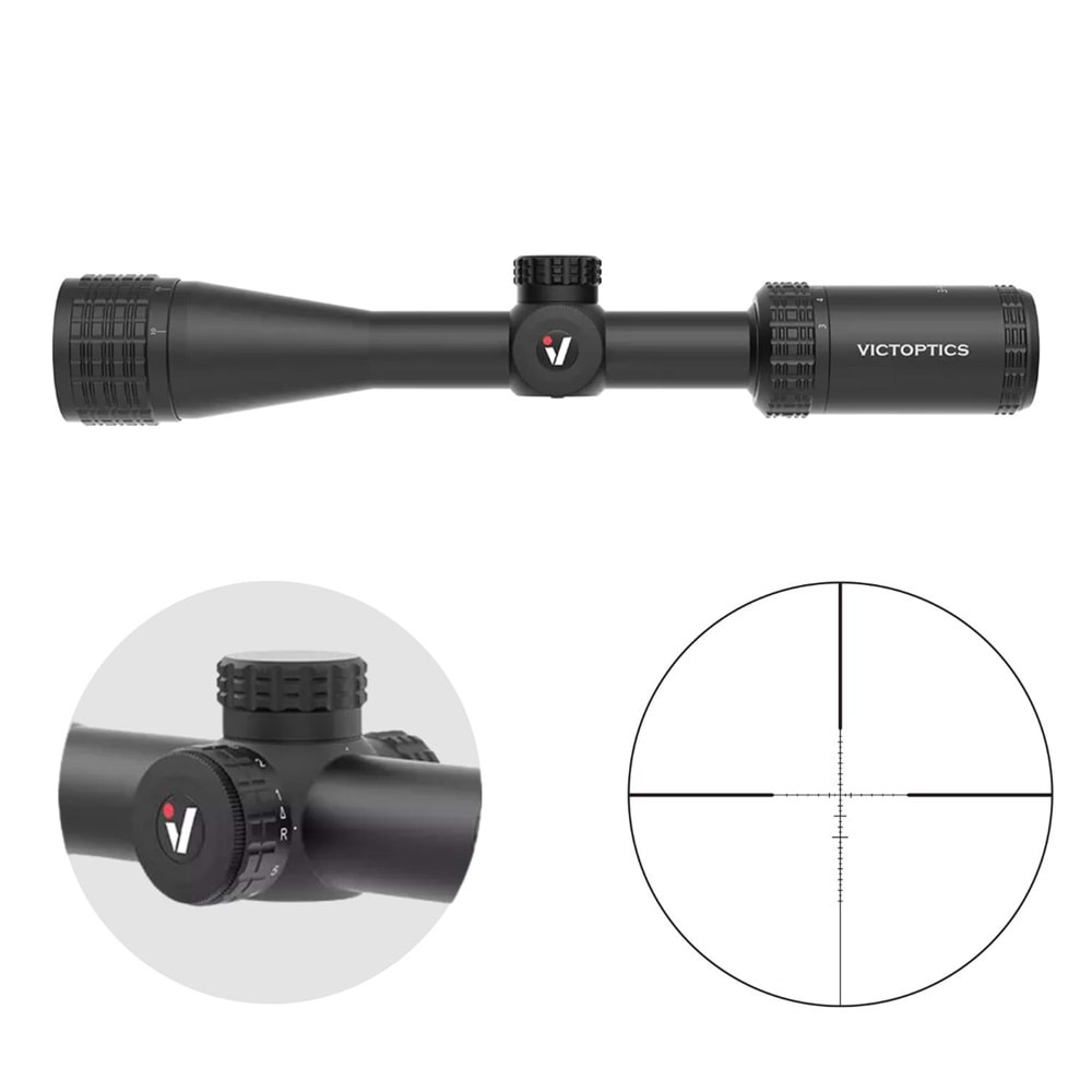 Victoptics SOI 3-9x40AO Tüfek Dürbünü 25.4mm Tüp PARALAX IR Aydınlatmalı 1/10MIL