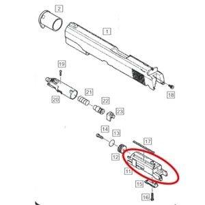 We Colt 1911 Nozzle Housing Part No #11