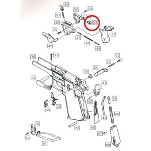 We Colt 1911 Ateşleme İğnesi Parts No #53
