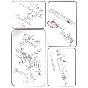 We 1911 V3 Nozzle Parça No #20