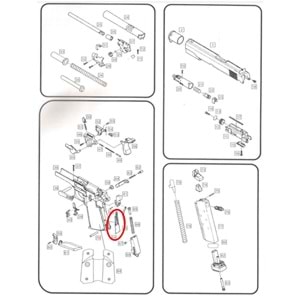 We 1911 V3 Leaf Spring Boğaz Emniyet Yayı Parça No #69