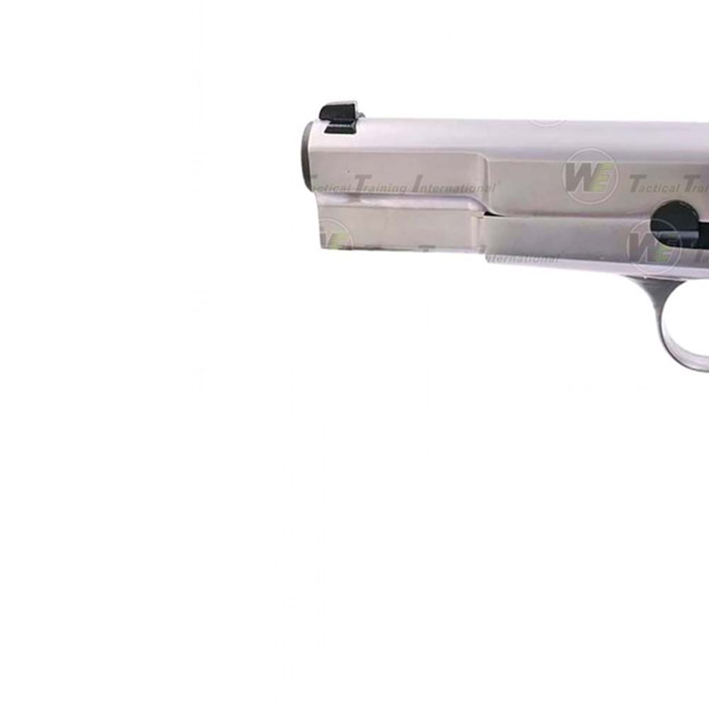 WE HI-POWER BROWNING MK3 GBB AIRSOFT TABANCA - Silver (Gümüş Renk)