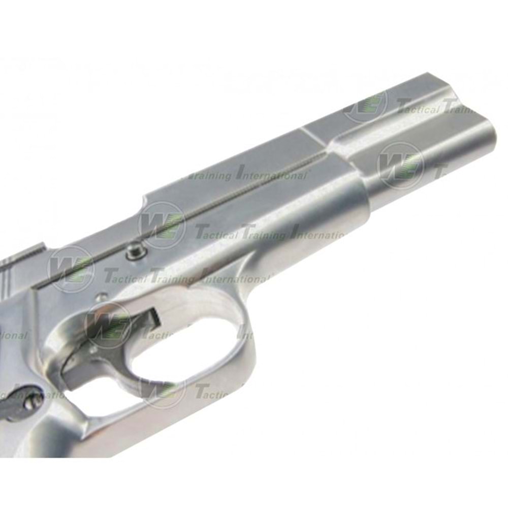 WE HI-POWER BROWNING MK3 GBB AIRSOFT TABANCA - Silver (Gümüş Renk)