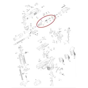 We Bulldog Long Model Nozzle Parça No #47-51