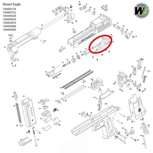 We Desert Eagle Housing Parça No #58
