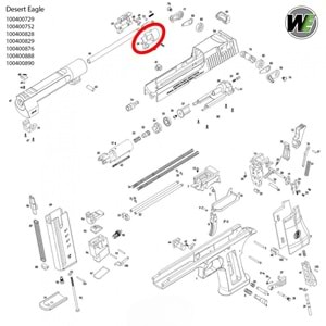 We Desert Eagle Hop Up Sol Parça No #64