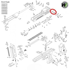 We Desert Eagle Emniyet Mandalı Parça No #75