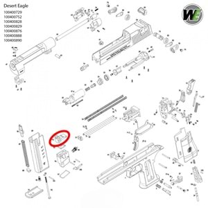 We Desert Eagle BB Tutucu Parça No #94