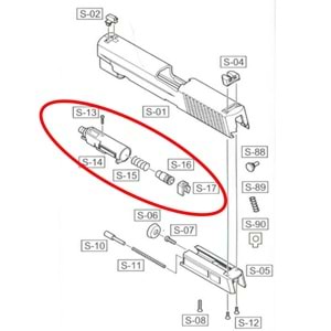 We F226 Nozzle Set Part No #13 #14 #15 #16 #17