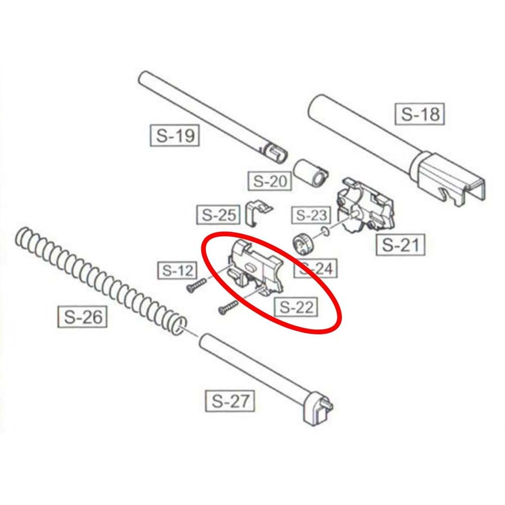 We F226 Yedek Parça Parts No #22