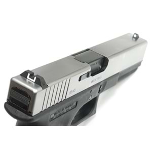 WE G17 GLOCK 17 Gen 3 Silver GBB Airsoft Tabanca (WE-G001A-SV)