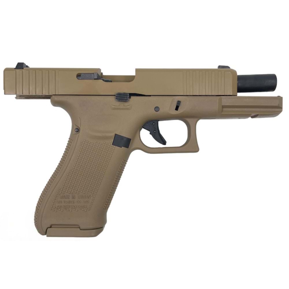 WE GLOCK G17 ''F'' GEN5 TAN +TAN GBB AIRSOFT TABANCA