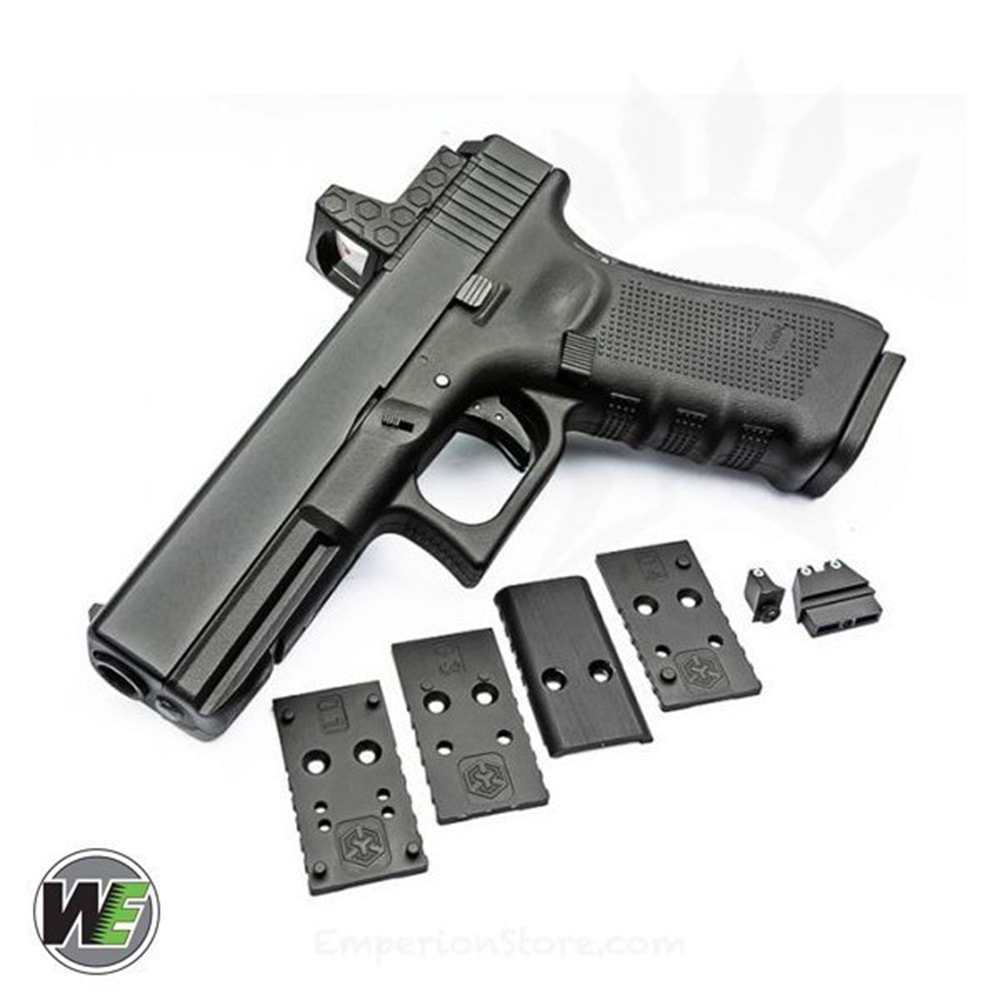 WE G17 GEN4 MOS RED-DOT AYAKLI GBB Airsoft Tabanca