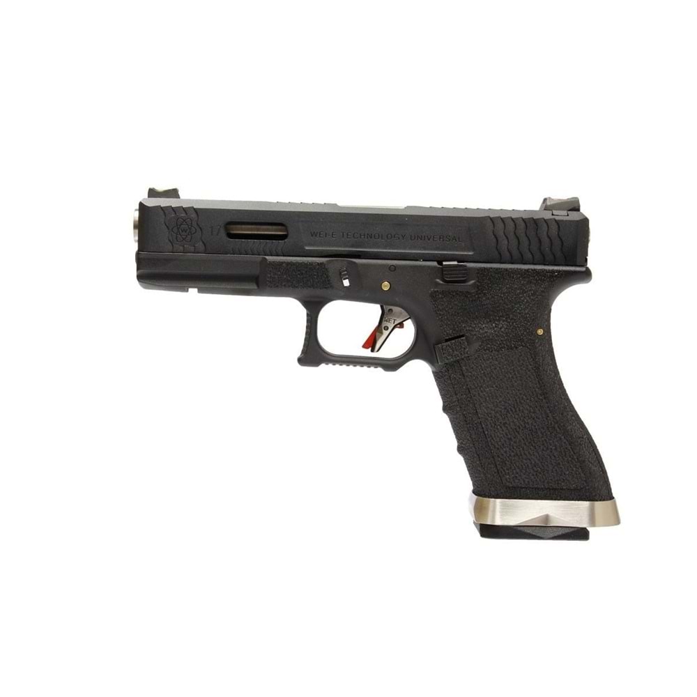 WE Glock G17 T5 Black/Silver GBB Airsoft Tabanca