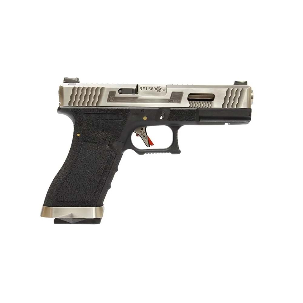 WE Glock G17 T7 GBB Airsoft Tabanca SV Kızak / SV Namlu / BK Gövde