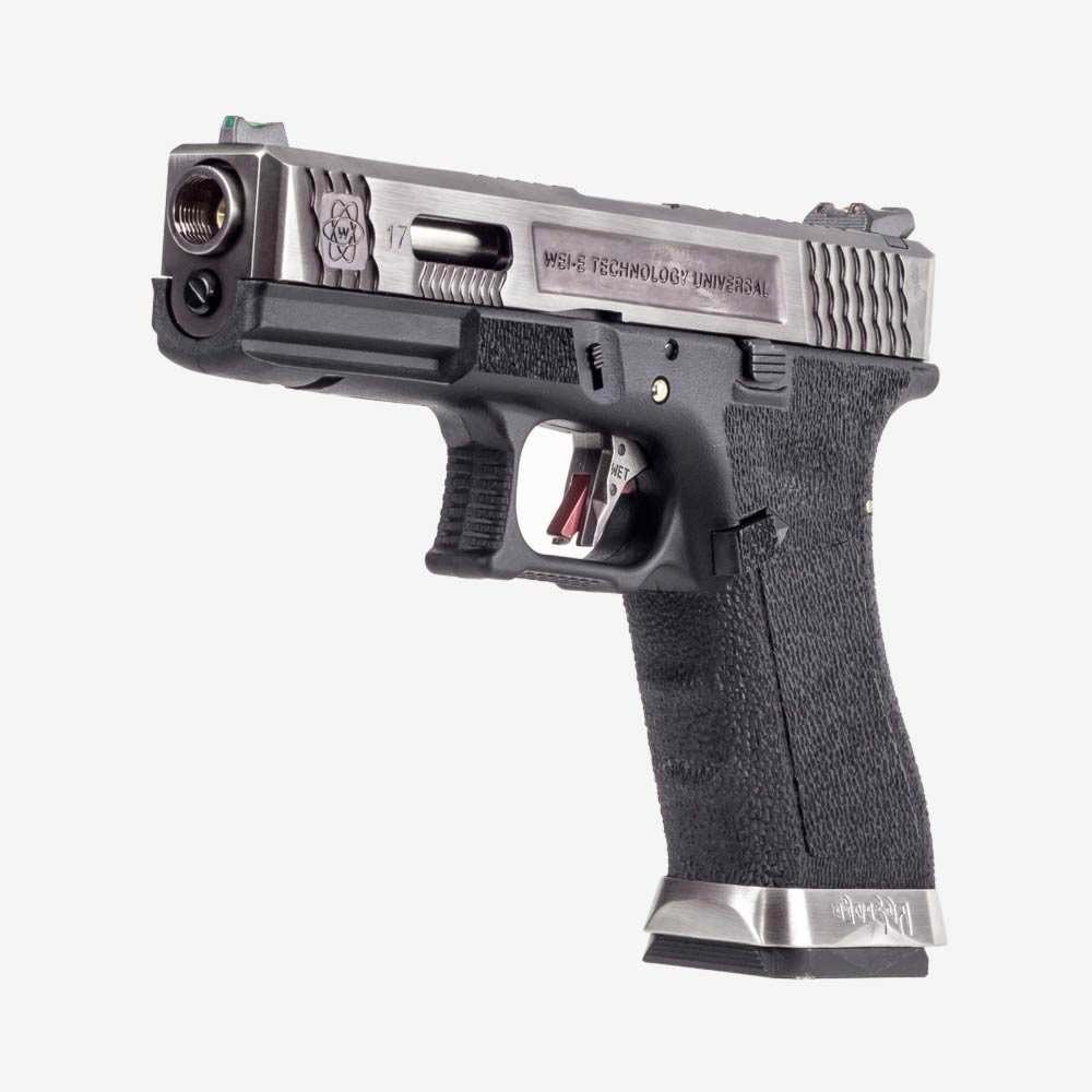 WE Glock G17 T7 GBB Airsoft Tabanca SV Kızak / SV Namlu / BK Gövde