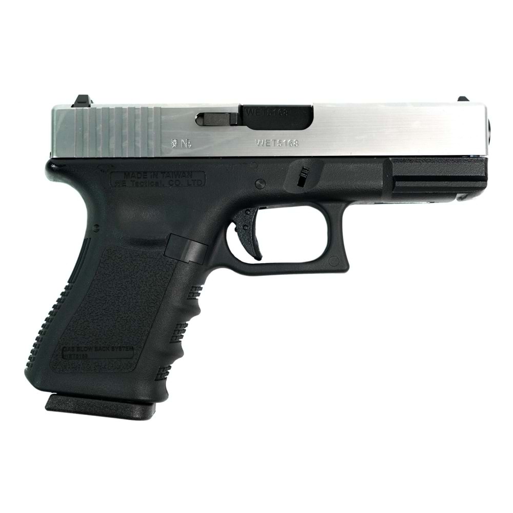WE G19 GLOCK 19 SILVER GBB AIRSOFT TABANCA