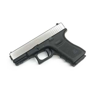 WE G19 GLOCK 19 SILVER GBB AIRSOFT TABANCA
