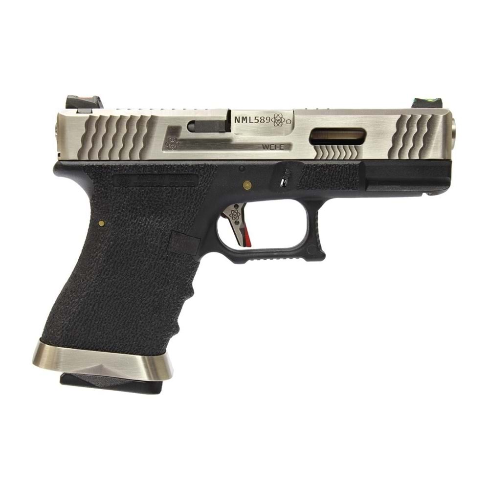 WE Glock G19 T7 GBB Airsoft Tabanca SV Kızak / SV Namlu / BK Gövde