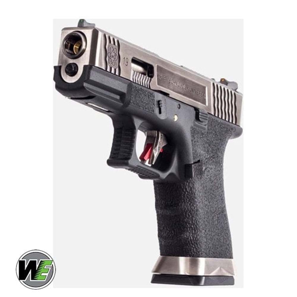 WE Glock G19 T7 GBB Airsoft Tabanca SV Kızak / SV Namlu / BK Gövde