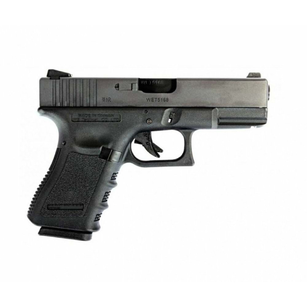 WE Glock23 G23 Gen3 AUTO GBB Airsoft Tabanca - Siyah