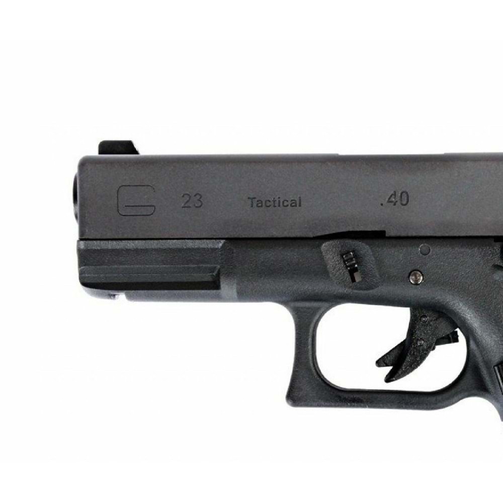 WE Glock23 G23 Gen3 AUTO GBB Airsoft Tabanca - Siyah