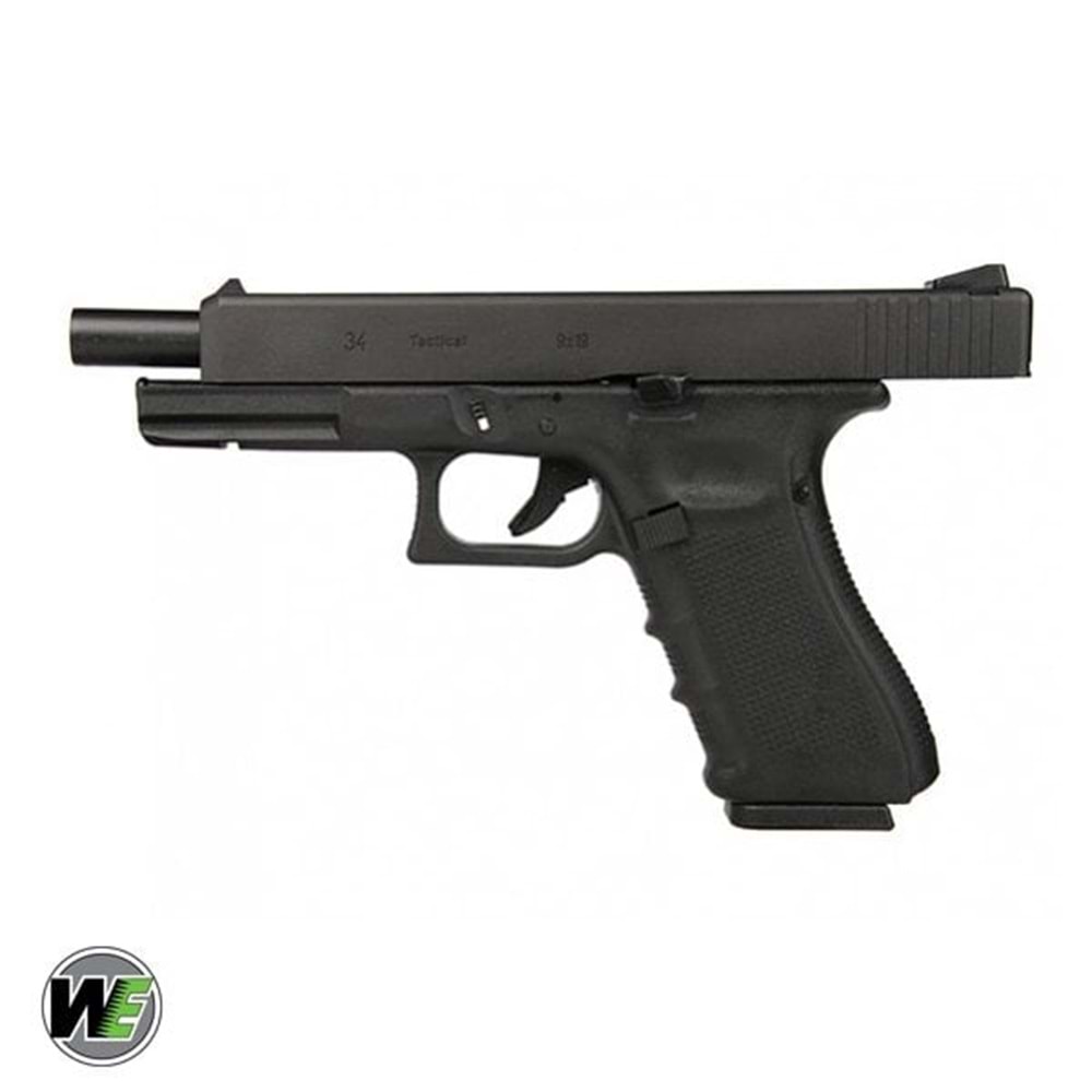 WE GLOCK34 G34 GEN4 SIYAH GBB AIRSOFT TABANCA