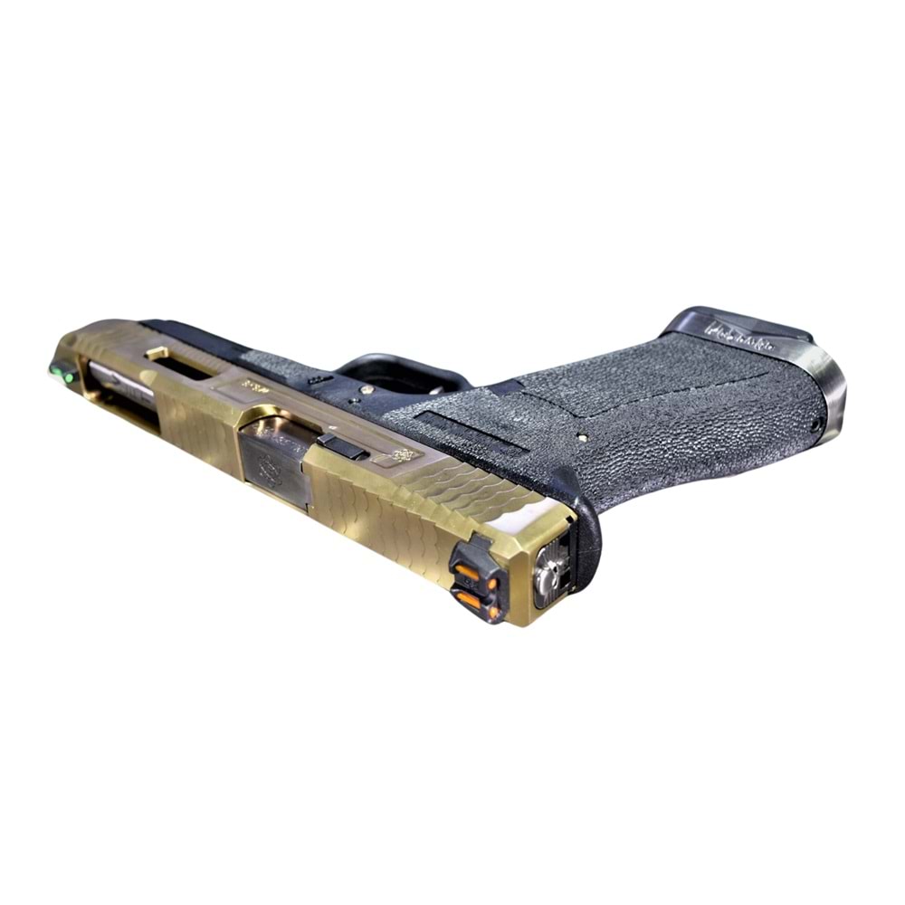 WE GLOCK G34 TITANIUM GOLD GBB AIRSOFT TABANCA (WE-G008WET-TG)