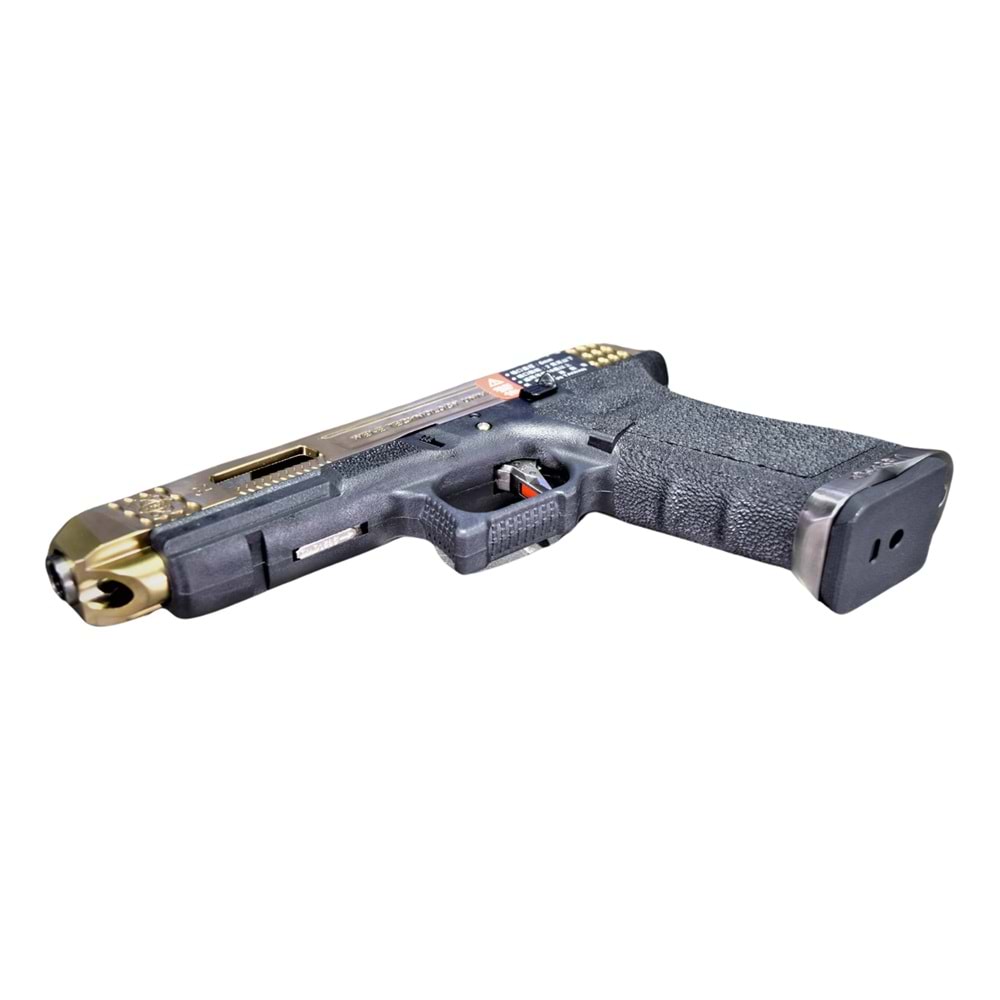 WE GLOCK G34 TITANIUM GOLD GBB AIRSOFT TABANCA (WE-G008WET-TG)