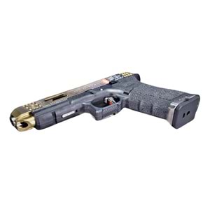 WE GLOCK G34 TITANIUM GOLD GBB AIRSOFT TABANCA (WE-G008WET-TG)