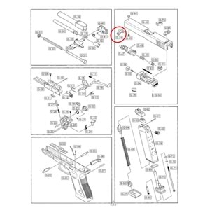 We Glock 17 İcra Mil Yuvası Parça No G17 #74