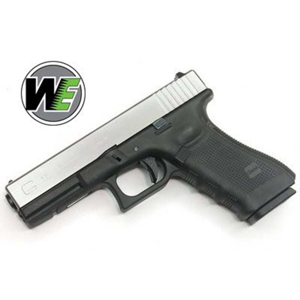WE GLOCK G17 GEN4 GBB SILVER AIRSOFT