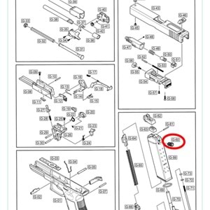 We Glock 17 Gen 5 Gaz Çıkış Valfi Parça No G17V #60