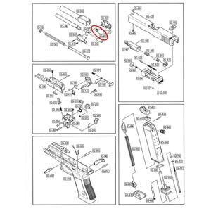We Glock 19 Hop Up Tekeri Parça No G19 #42