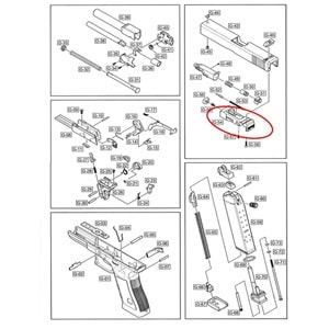 We Glock 19 Housing Parça No #54