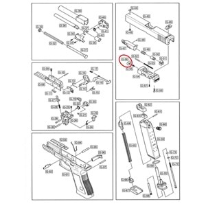We Glock 19 Piston Başı Parça No G19 #56