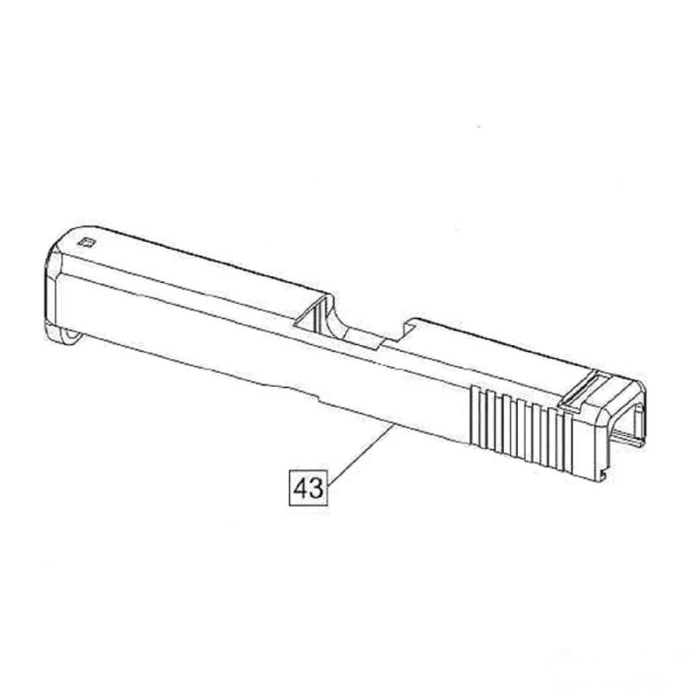 We GLOCK 19V Slide G19V Kızak Parça No #43