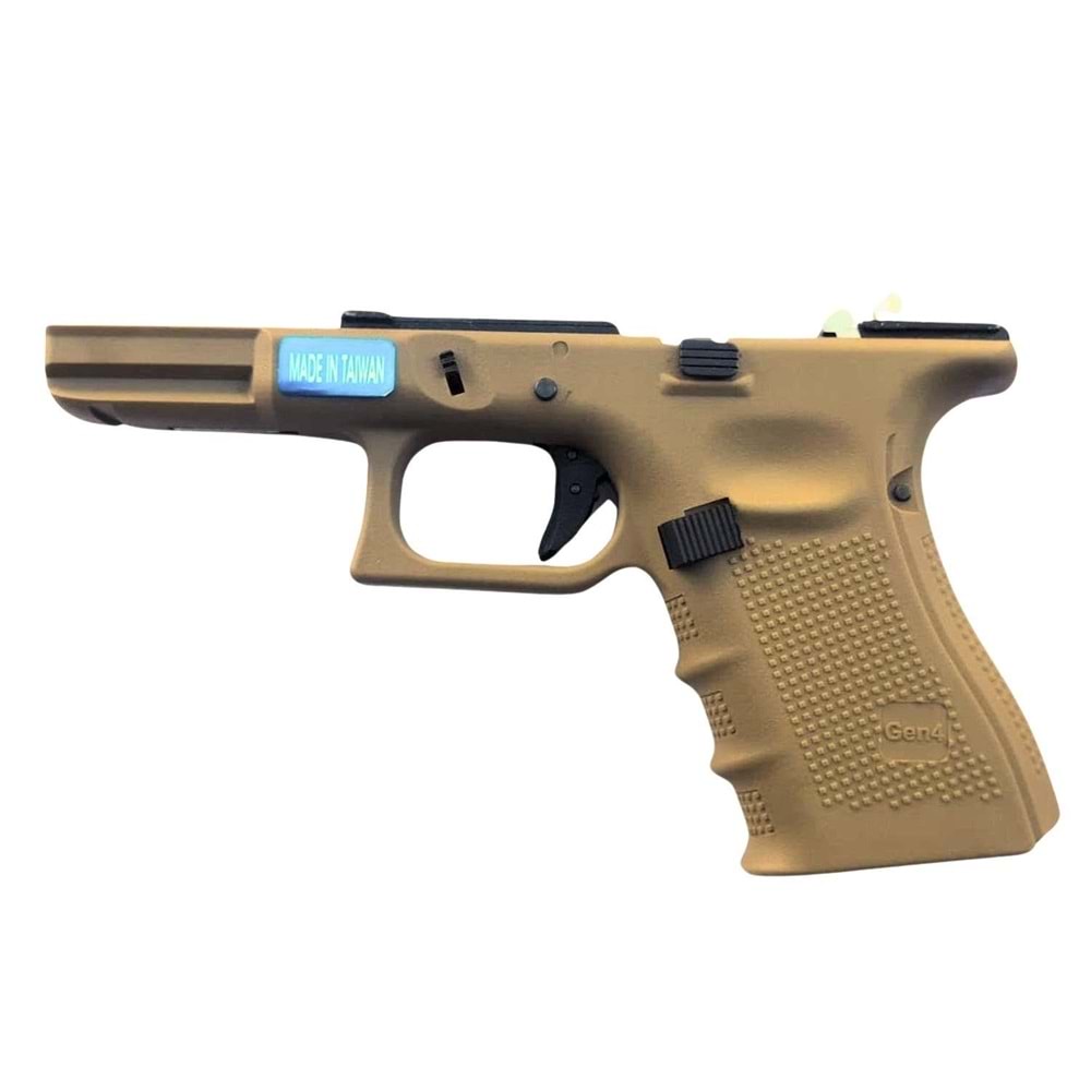 WE GLOCK 19 TAN KOMPLE ALT GÖVDE
