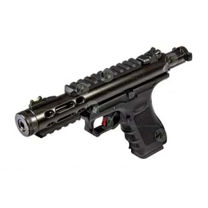 WE GALAXY BK Glock/Ruger HYBRID GBB Airsoft Tabanca Siyah