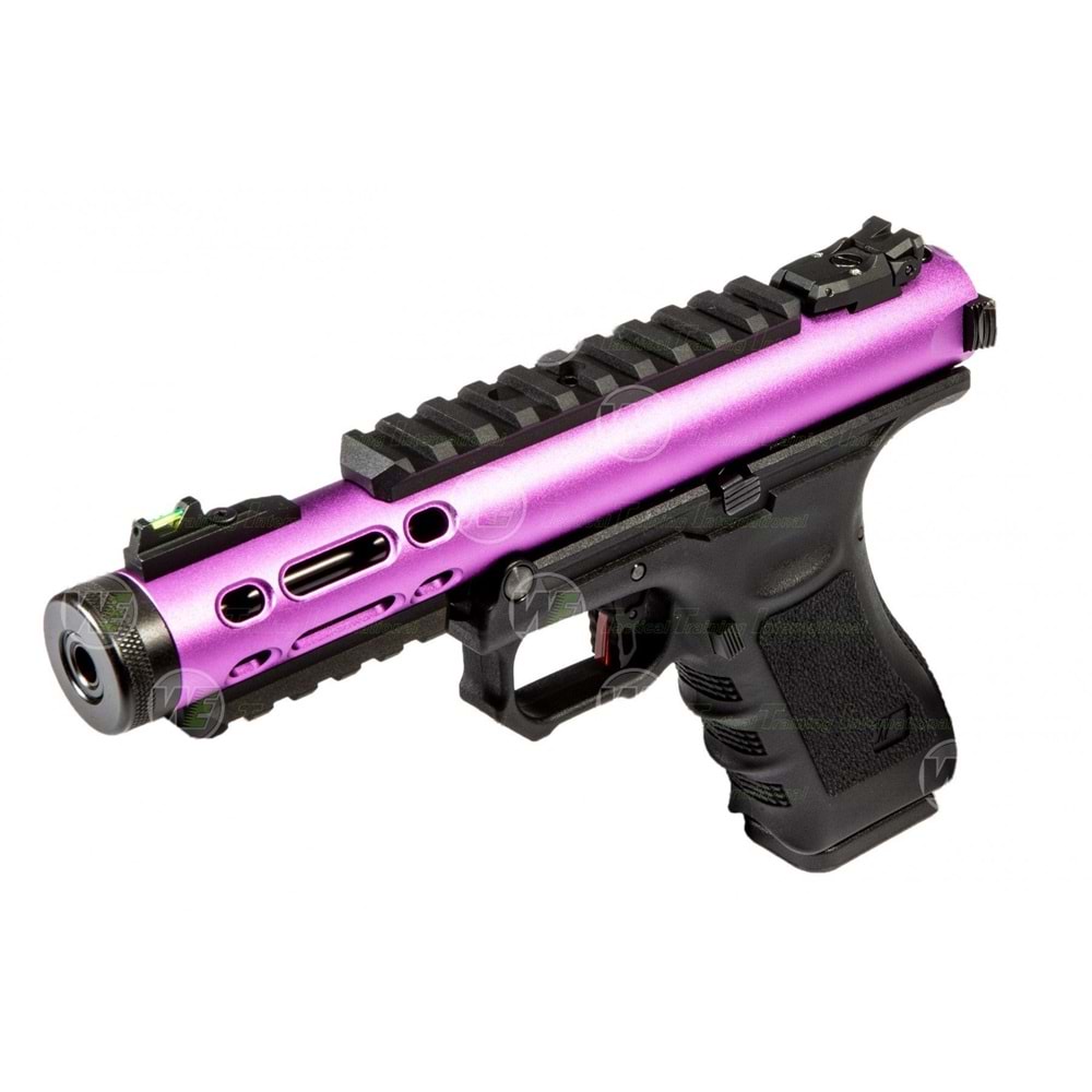 WE GALAXY PL Glock/Ruger HYBRID GBB Airsoft Tabanca PURPLE Mor