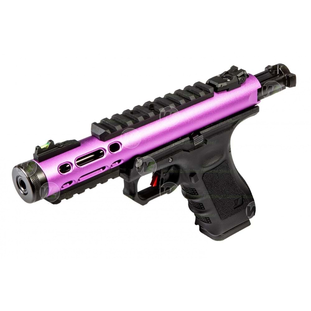 WE GALAXY PL Glock/Ruger HYBRID GBB Airsoft Tabanca PURPLE Mor