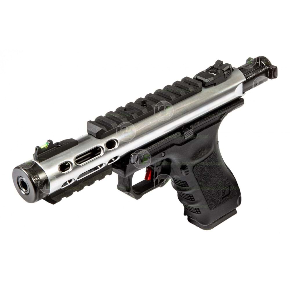 WE GALAXY SV Glock/Ruger HYBRID GBB Airsoft Tabanca SILVER