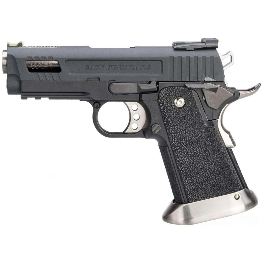 WE Hi Capa 3.8 SIYAH FullAUTO Airsoft Tabanca Velociraptor (WE-H007WET-1)