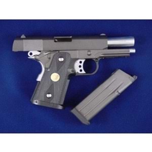 WE Hi-capa .45 A Full Metal Airsoft GBB Tabanca - Siyah