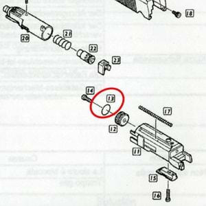 We Hi-Capa 5.1 Piston Başı Parts No #13
