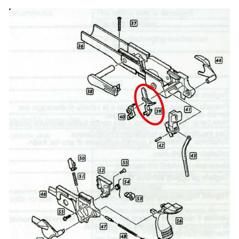 We Hi-Capa 5.1 Kızak Kurucu Parts No #39